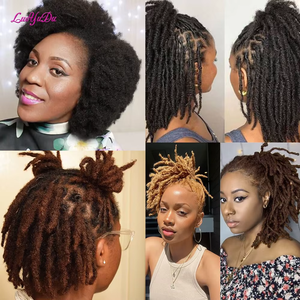 Extensions capillaires synthétiques Afro crépues et bouclées