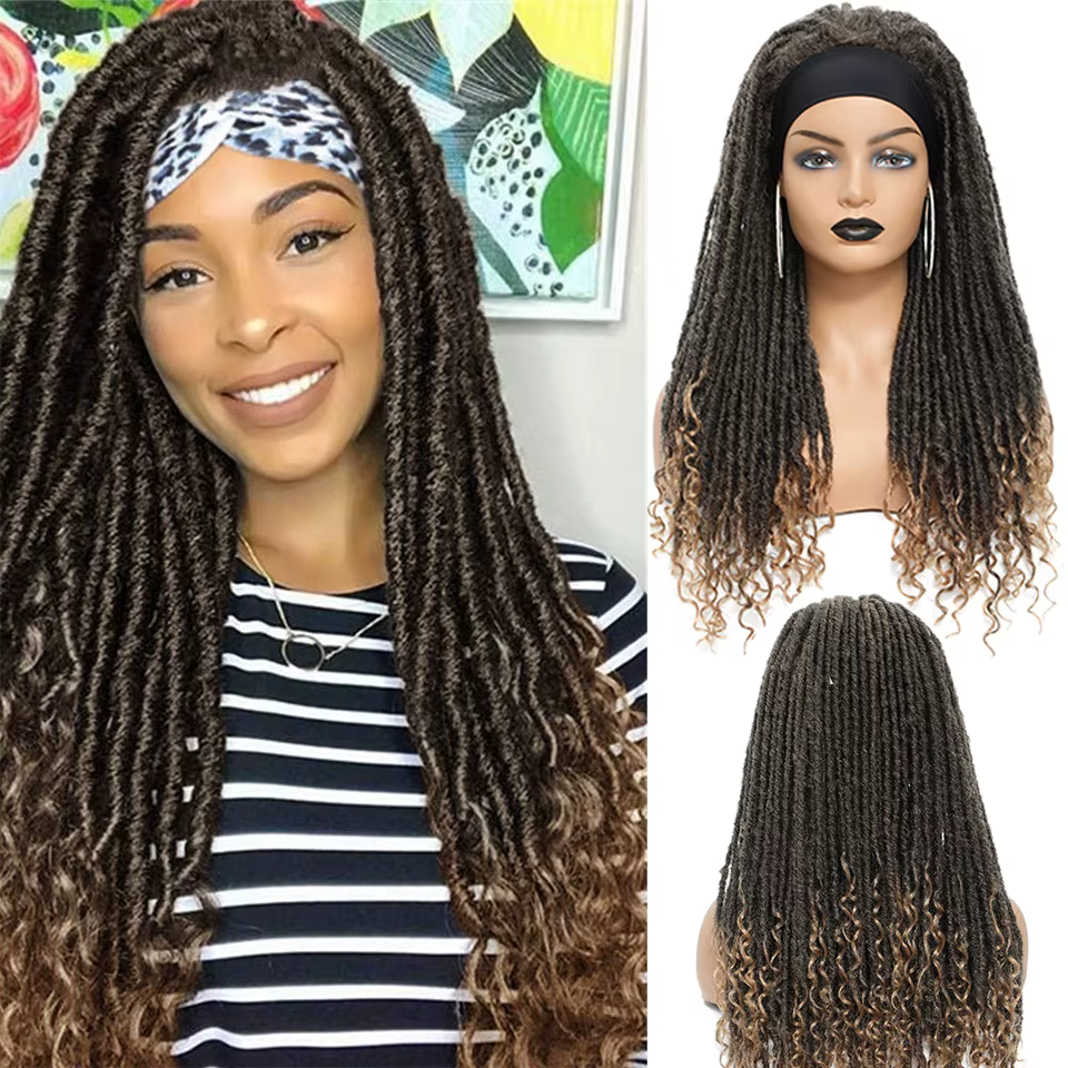 Wakego-Perruque de Dreadlocks Longs pour Femme