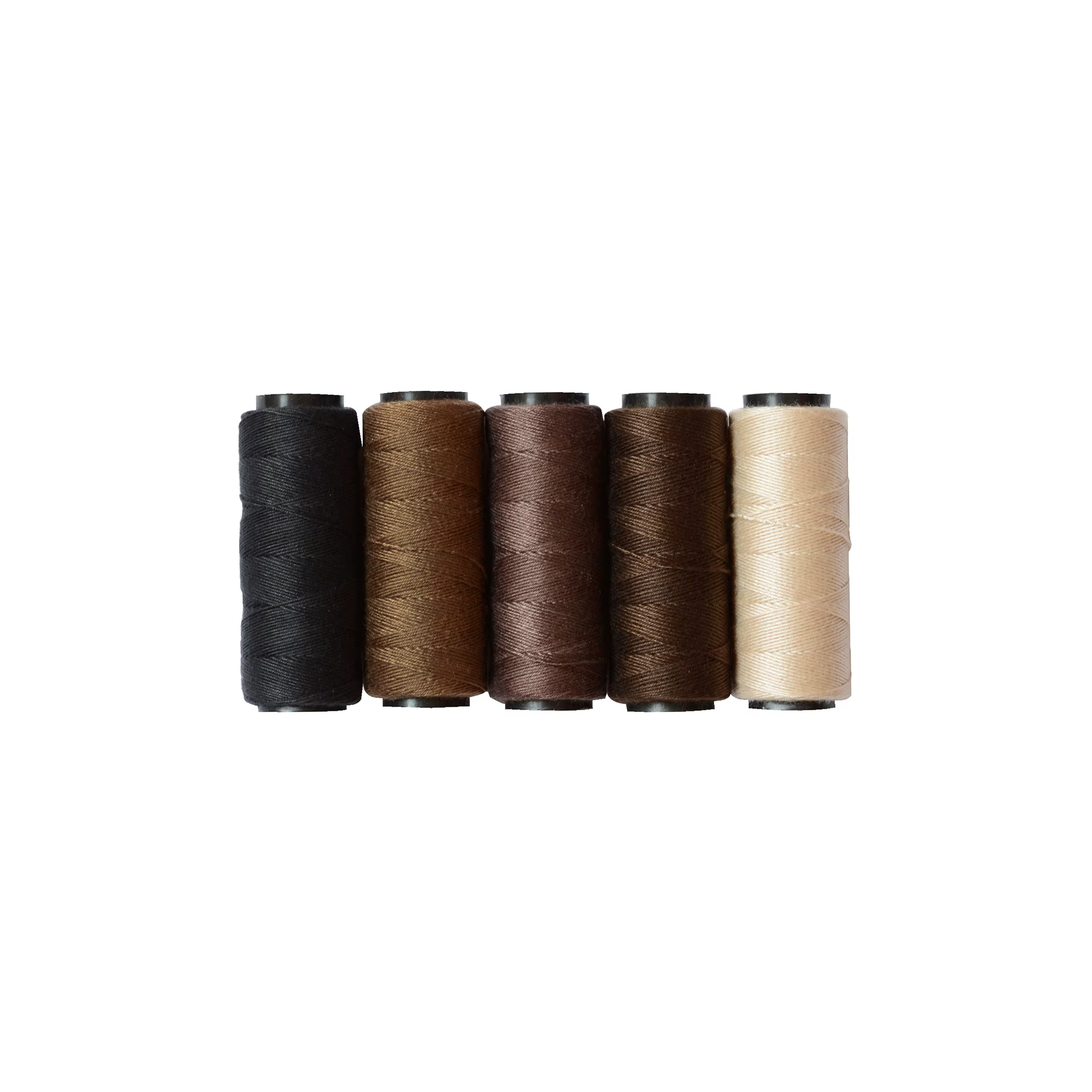 Fils de tissage de cheveux 3 rouleaux/5 rouleaux aiguilles incurvées C 4 pièces fil à coudre outils de fabrication de perruque