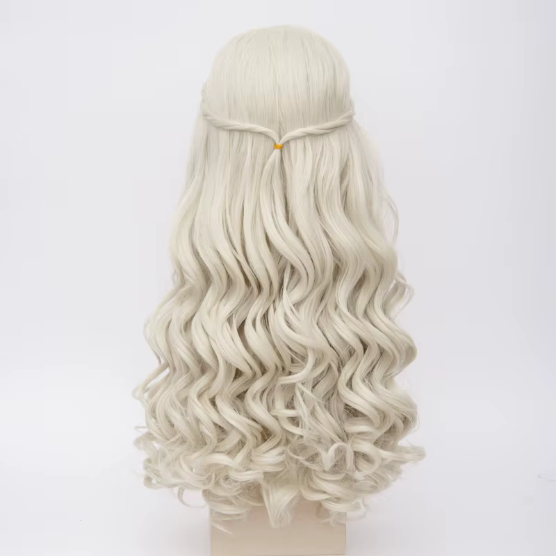 Alice au pays des merveilles – perruque de Cosplay en Fiber synthétique