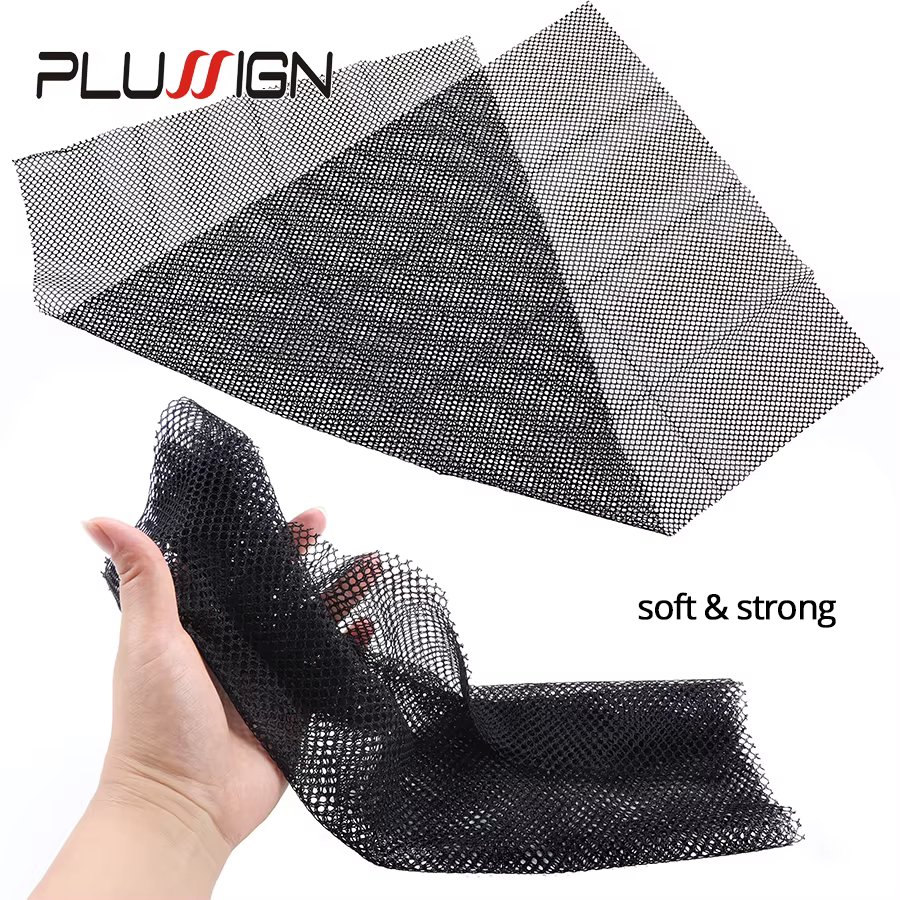 Plussign – filet en dentelle suisse