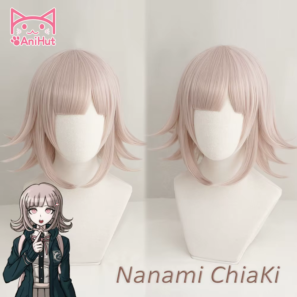 【AniHut】NANAMI CHIAKI Perruque Super Danganronpa Cosplay