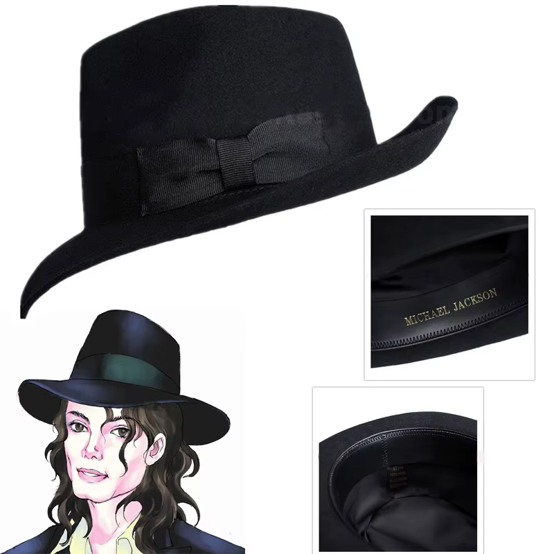 CHAUD! Perruque en laine australienne noire et bouclée de Michael Jackson