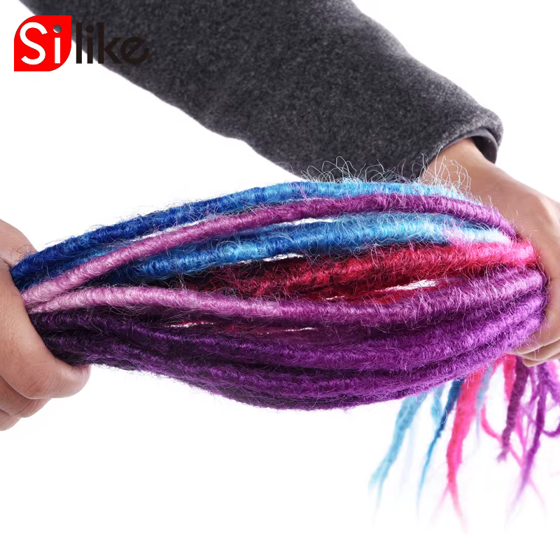 Dreadlocks synthétiques faits à la main pour femmes