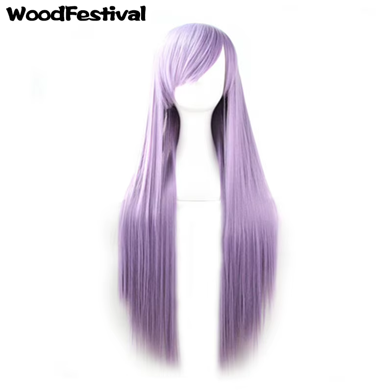 Perruques de cheveux synthétiques pour femmes perruque de Cosplay 80 cm