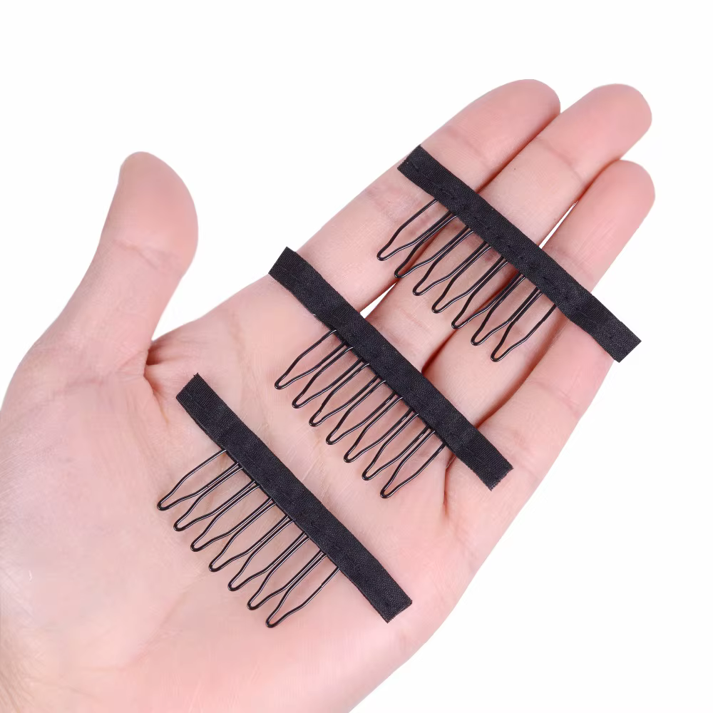 Clips pour perruque en dentelle