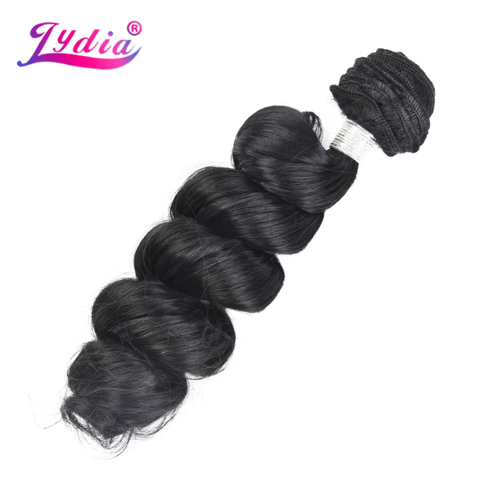 Lydia-Extensions capillaires synthétiques ondulées