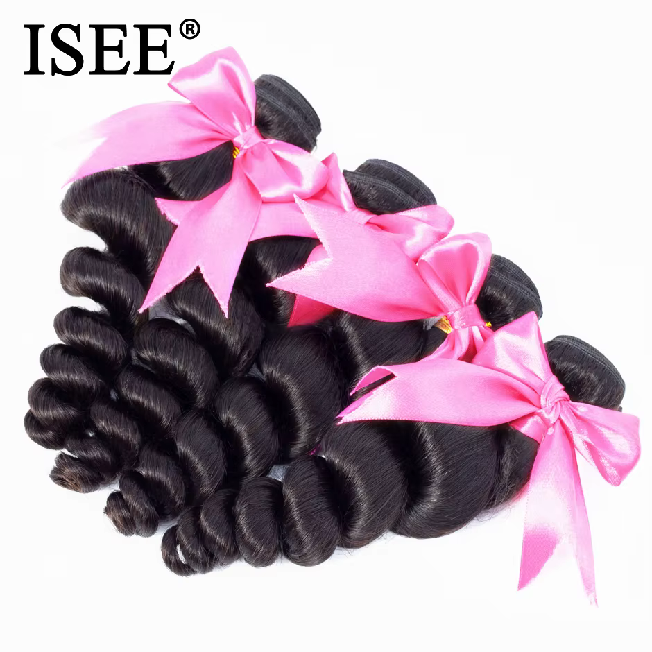 Tissage en lot brésilien naturel Remy-ISEE HAIR