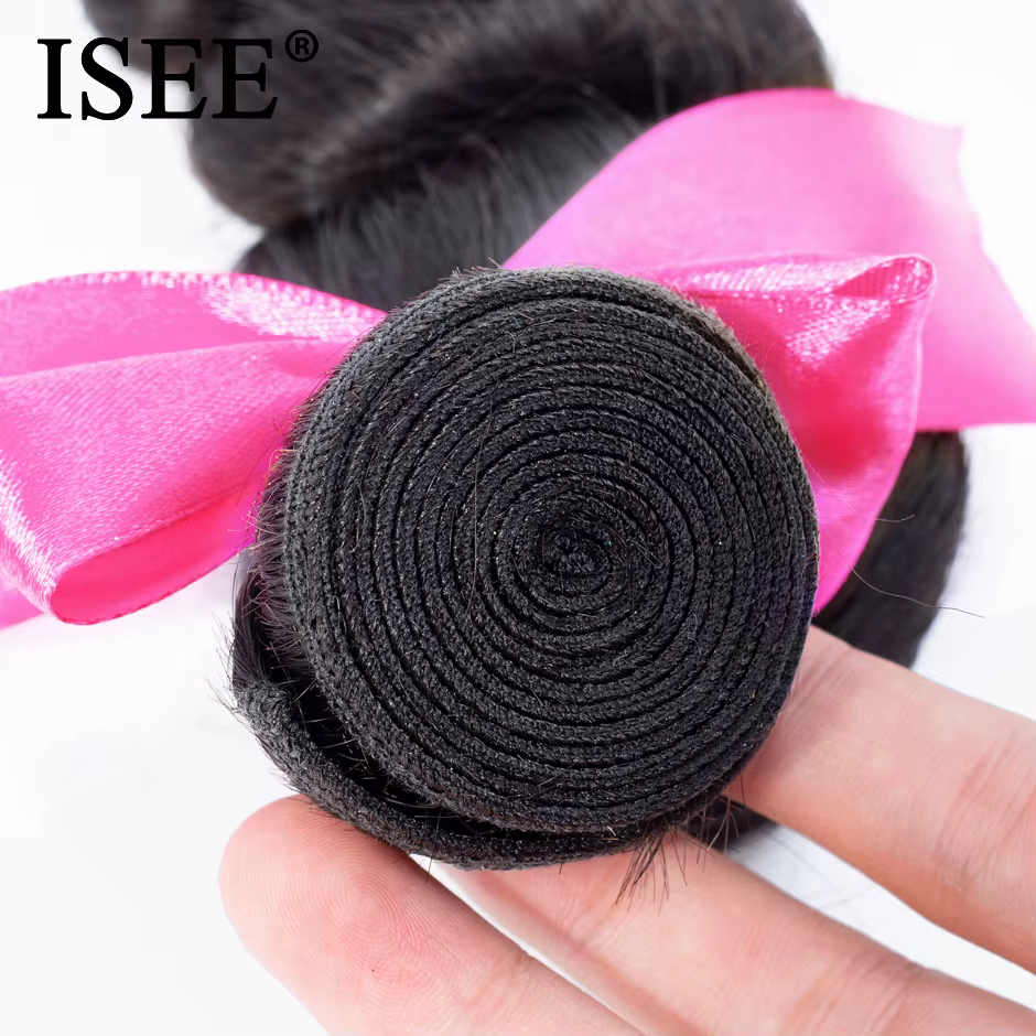 Tissage en lot brésilien naturel Remy-ISEE HAIR