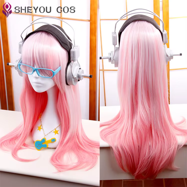 Supersonico Super Mico-Perruque de 60cm de long