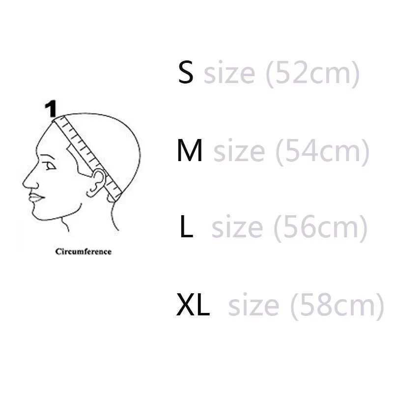 Bonnet de perruque blonde pour perruques exécutives avec sangle réglable à l'arrière