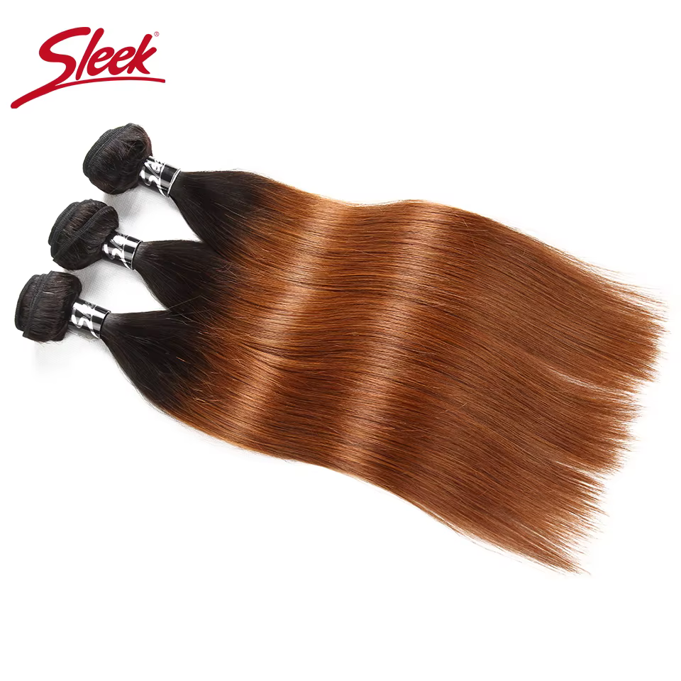 Tissage en Lot Brésilien Naturel Remy Lisse Ombré 1B/30