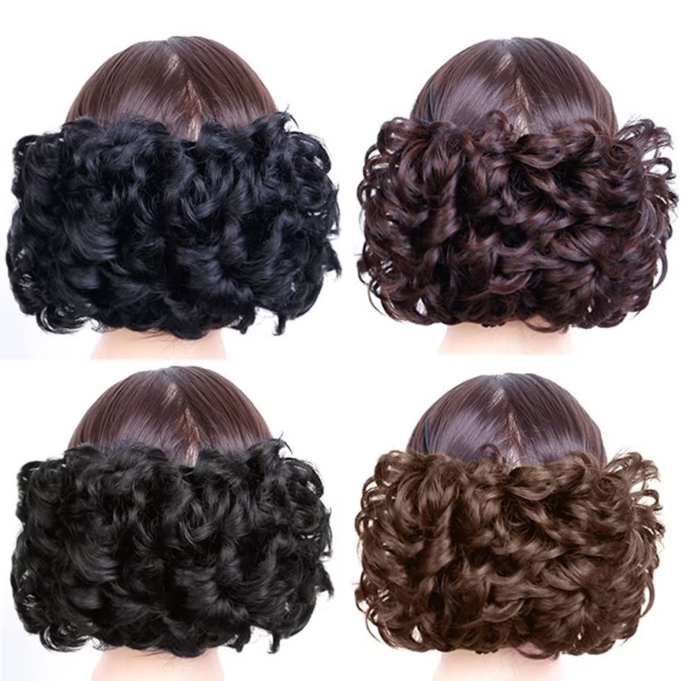 ALLATHIFY − Extensions capillaires synthétiques bouclées pour femmes