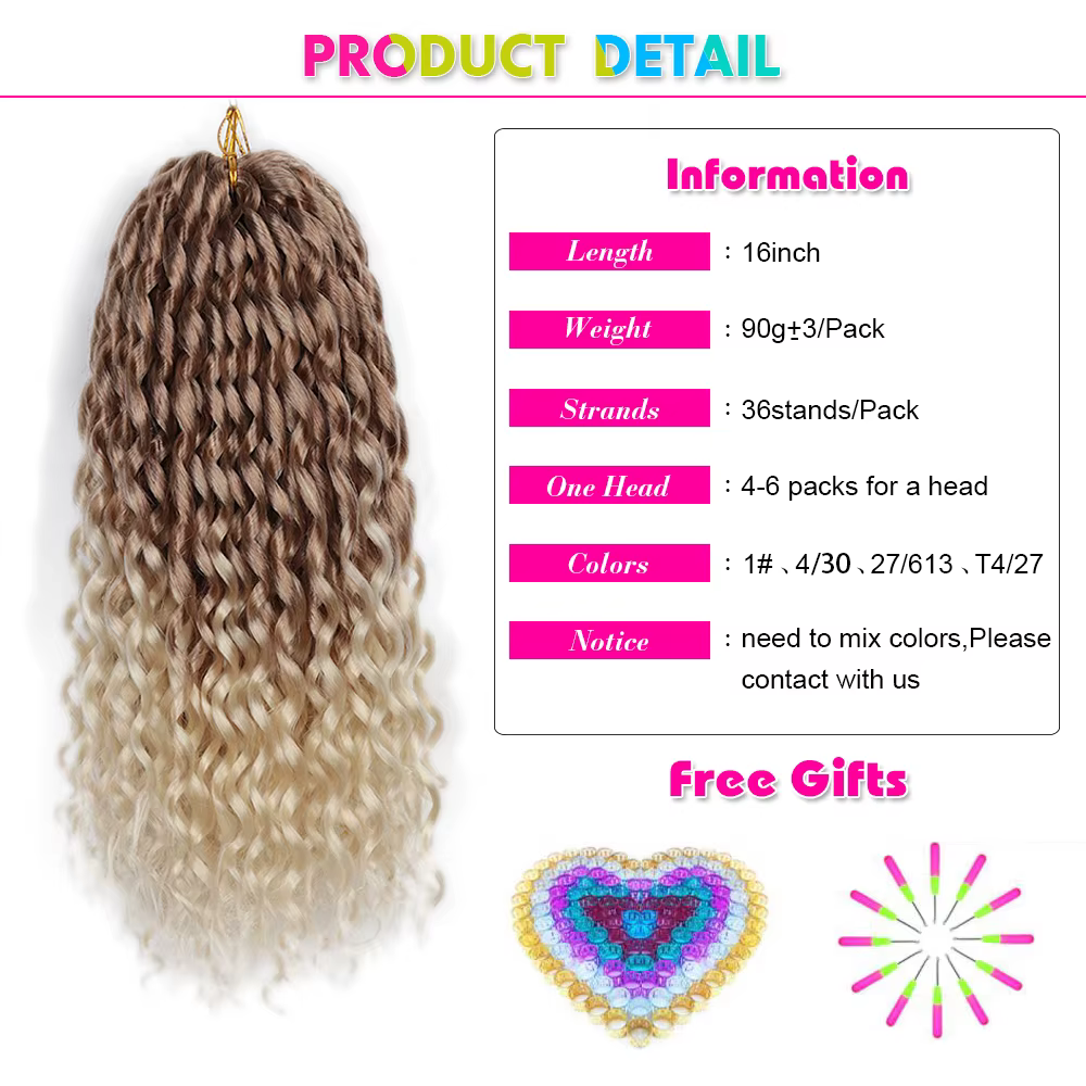Afro Curls Synthetic Twist Braids Hair