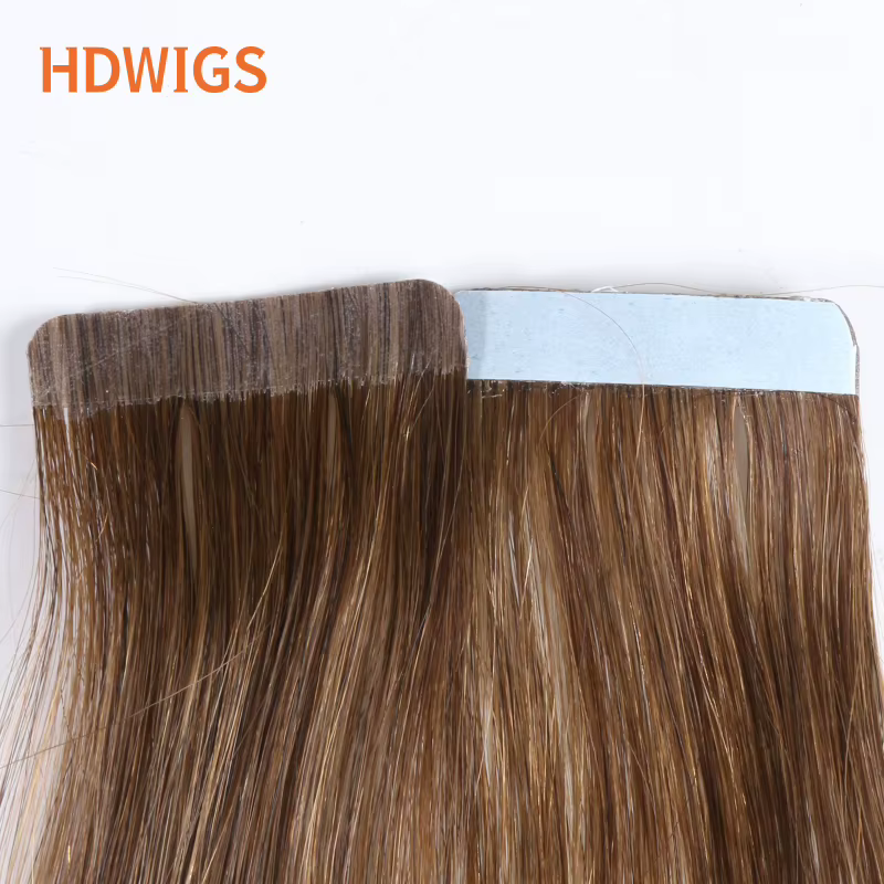 Bande dans l'extension de cheveux humains droite brésilienne Extension