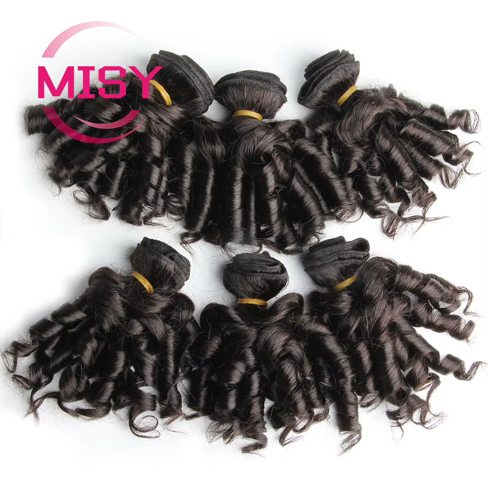Tissage en lot brésilien naturel Remy bouclé ombré pour femme