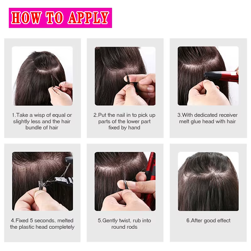 Brian KerktHair-Extensions de cheveux à pointe plate, cheveux humains non remy raides, 18 pouces, 20 pouces, 22 pouces, 24 pouces, 1.0g par brin, ktPre Bonded #60