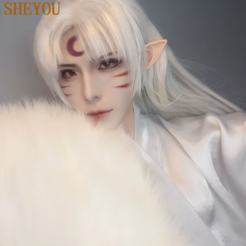 Perruque Inuyasha Sesshomaru longue 39 pouces