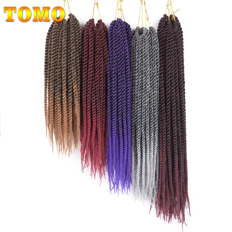 TOMO – Extensions capillaires synthétiques torsadées sénégalaises