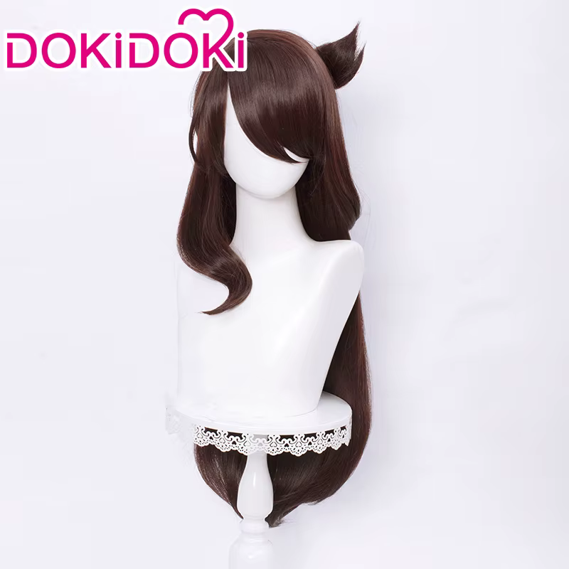 Perruque Beidou Cosplay pour femme, jeu Genshin Impact, DokiDoki, Halloween, cheveux longs, en stock