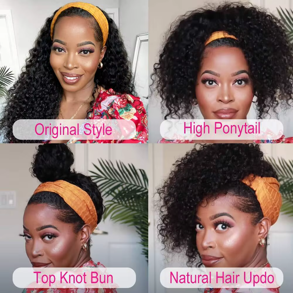 MYLOCKcloser-Perruque Brésilienne Naturelle Crépue et Bouclée pour Femme Noire