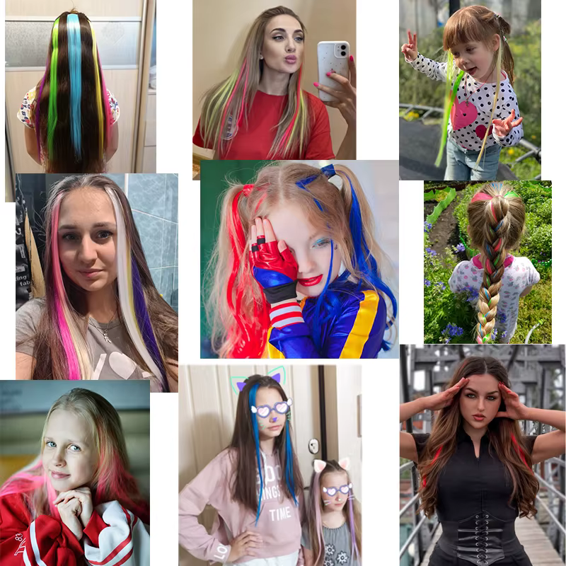 Alileader-Extensions de Cheveux Lisses à réinitialisation