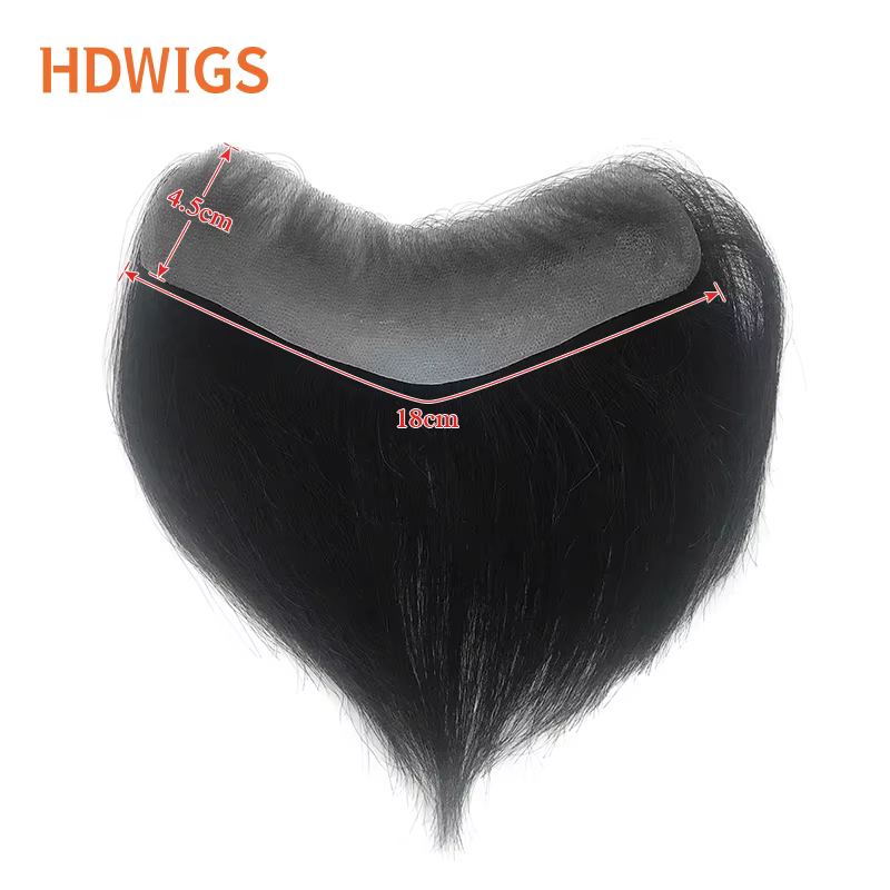 Toupet homme avant Hairine V Style perruques de cheveux humains pour hommes 100% humain Remy postiche système haute