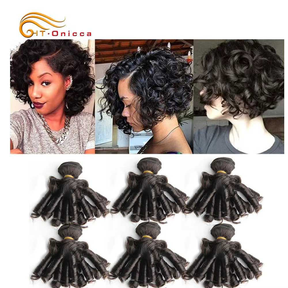 Extensions de cheveux bouclés Remy 100% humains