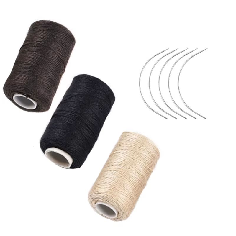 Fil à coudre en coton pour tissage de cheveux