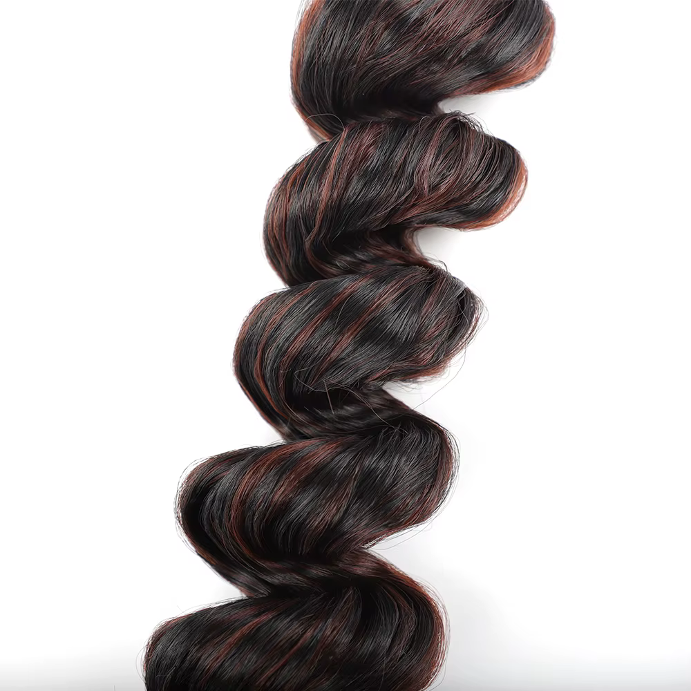 Faisceaux de cheveux synthétiques afro pour femmes