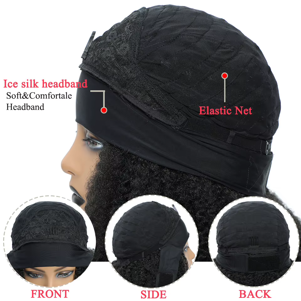 Wakego Afro crépus Marley torsion perruque noir Ombre brun cheveux