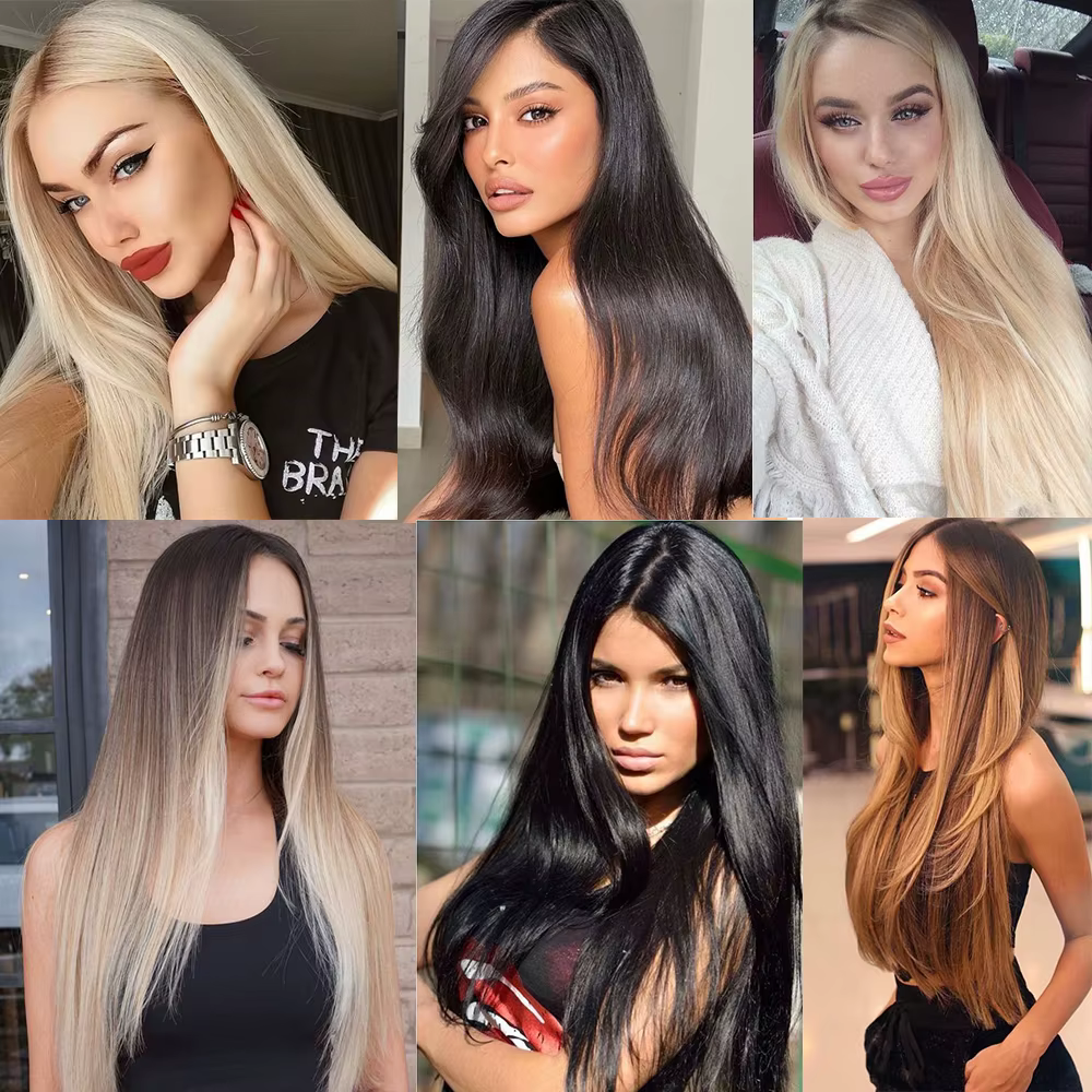 Extensions de cheveux synthétiques 16 "22"