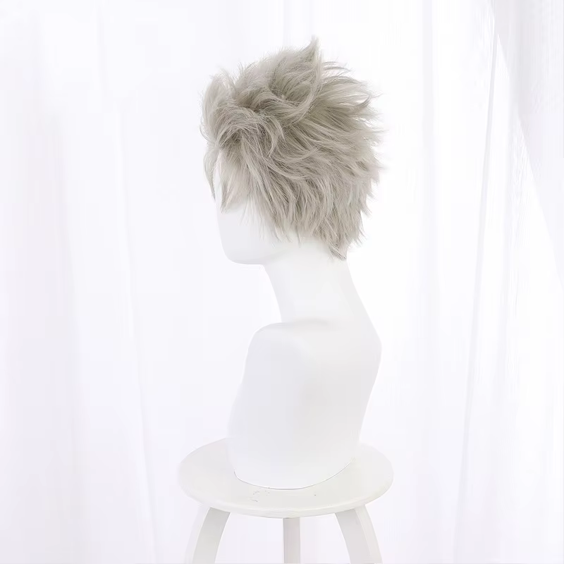 Nouveau Anime Inumaki Toge perruque courte Cosplay Costume cheveux synthétiques