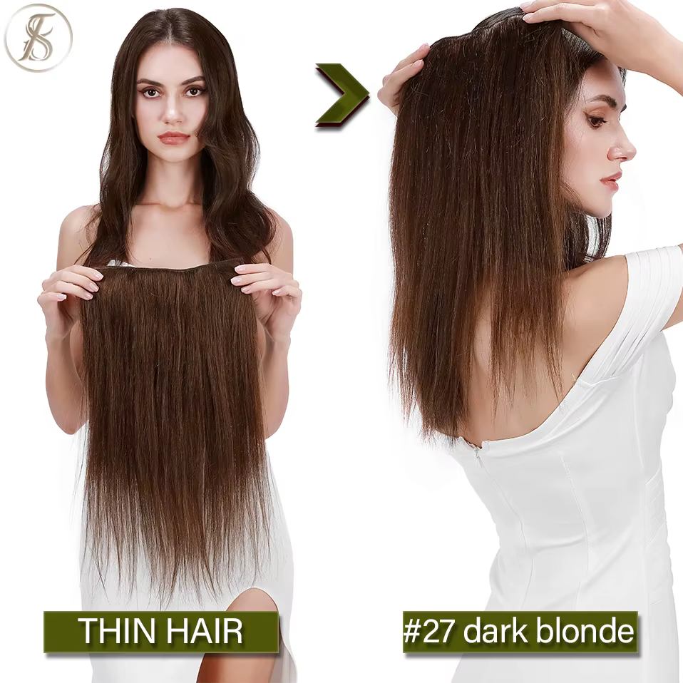 TESS pince dans les Extensions de cheveux humains 100% Extension naturelle