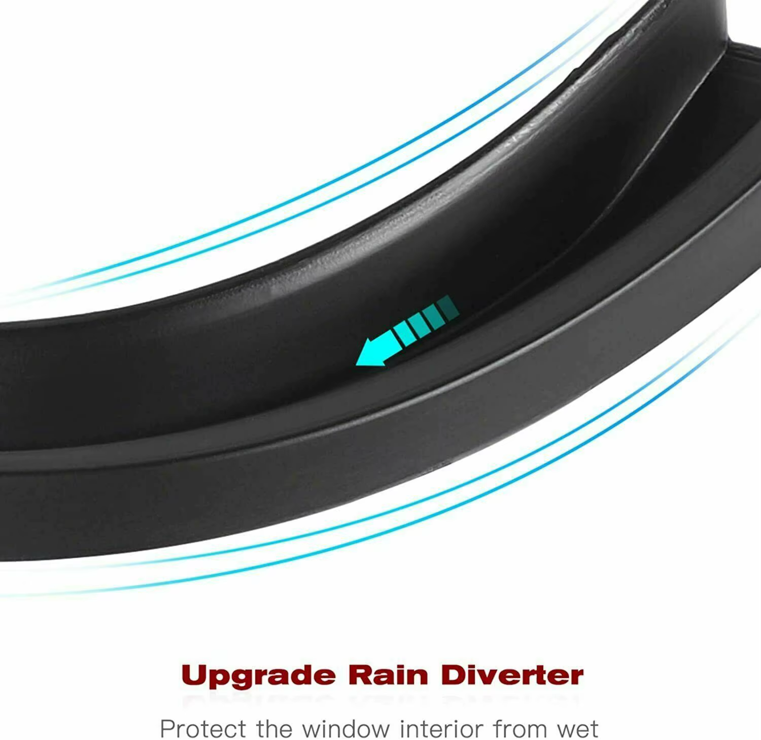 Extensions de gouttière d'eau de pluie pour Jeep Wrangler JL 2018 2019 2020 2021, accessoires Auto, 2 pièces