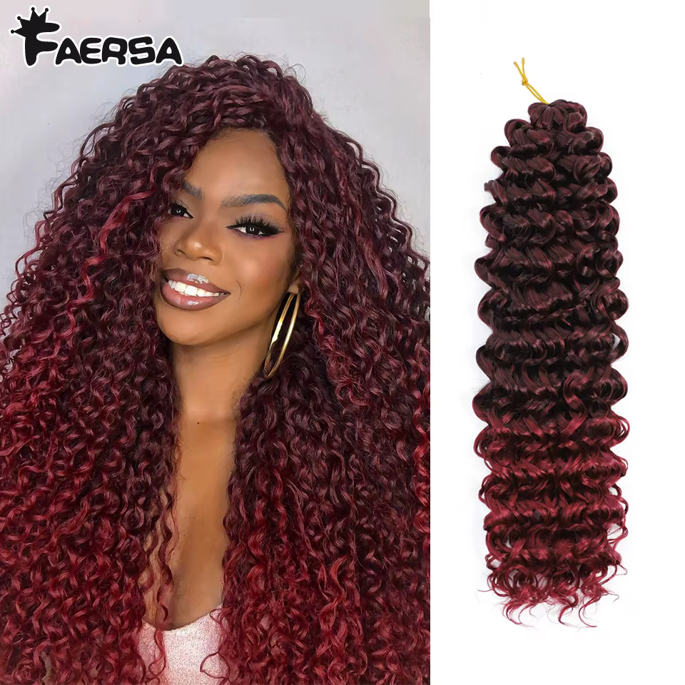 Crochet cheveux Afro boucles tressage Extension