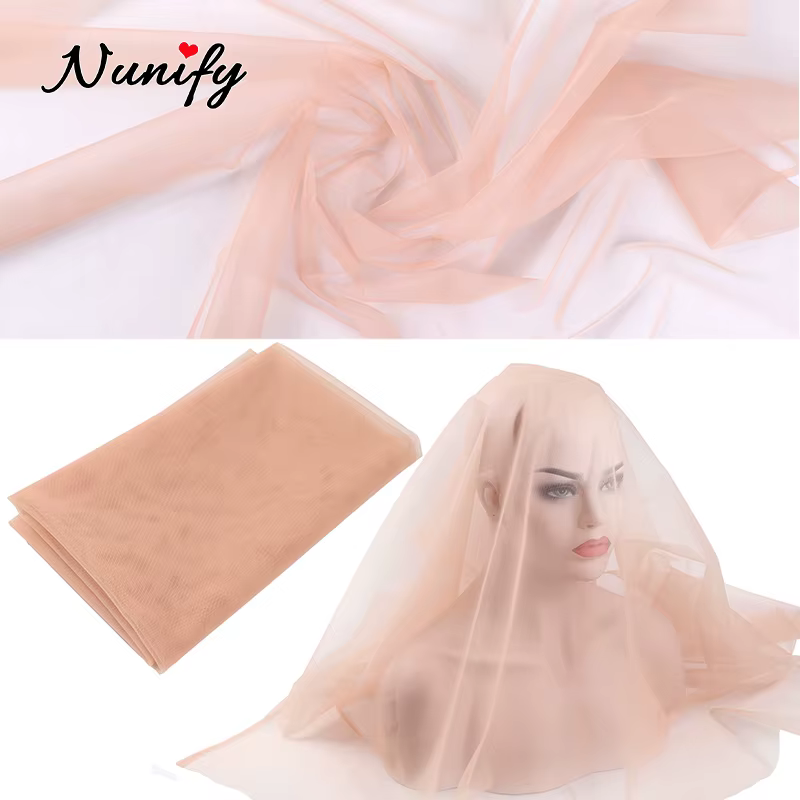 Nunify 1 pièces dentelle suisse pour la fabrication de perruque 1/4 Yard tissage perruques