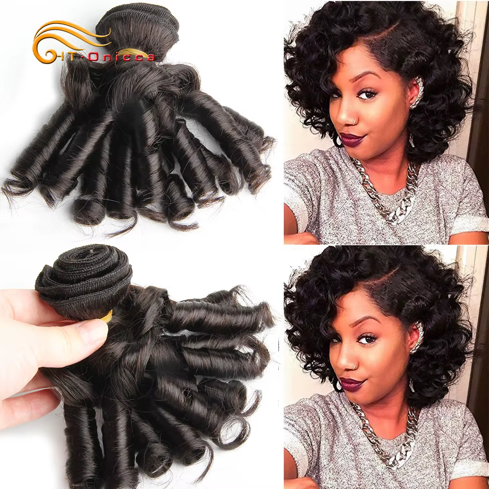 Extensions de cheveux bouclés Remy 100% humains
