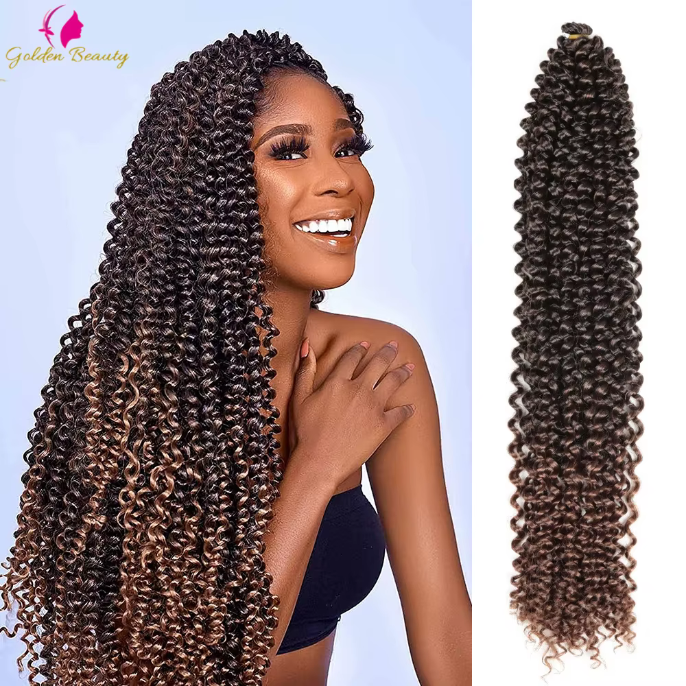 Extensions capillaires synthétiques longues au Crochet