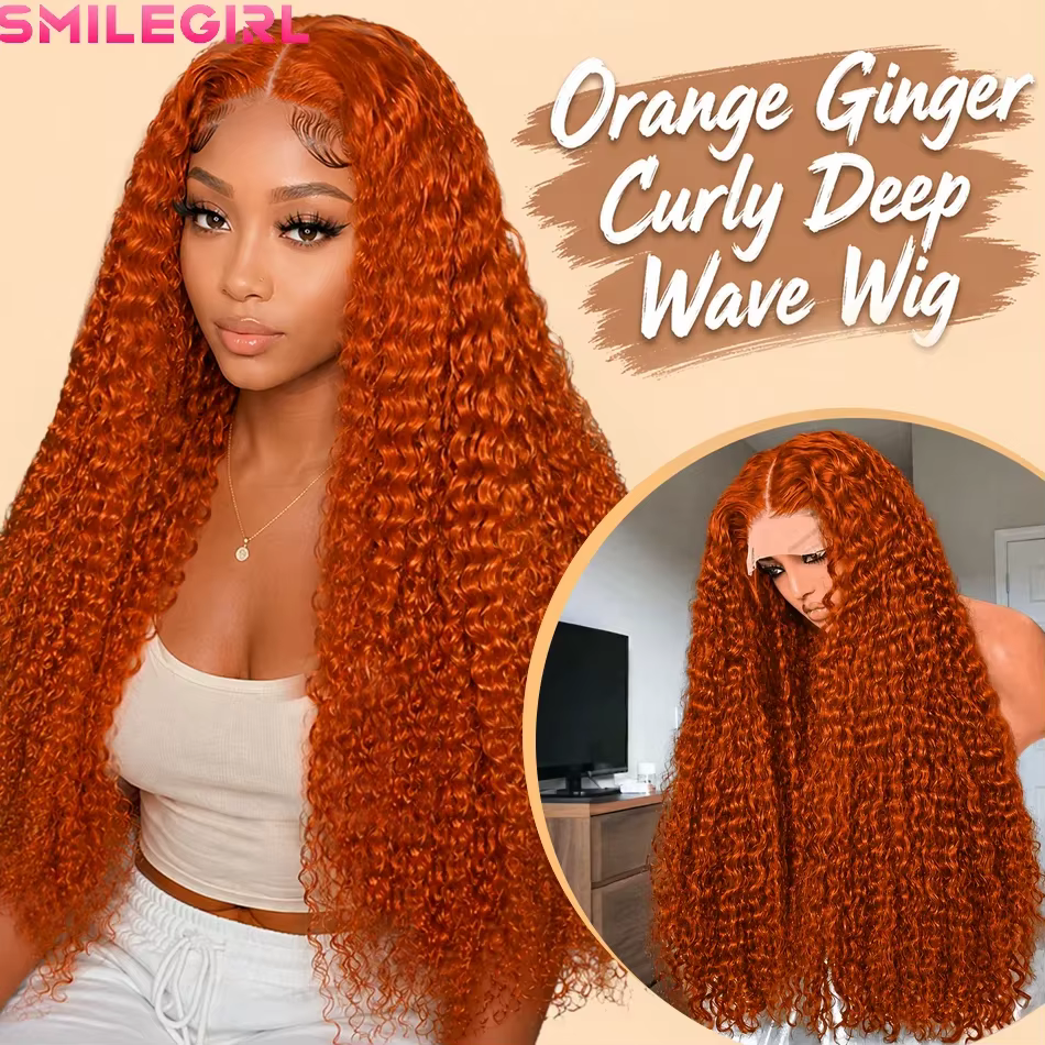 Perruque en cheveux humains Deep Wave 13x4 avec dentelle transparente