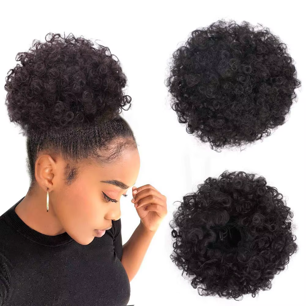 Queue de cheval afro synthétique pour cheveux naturels