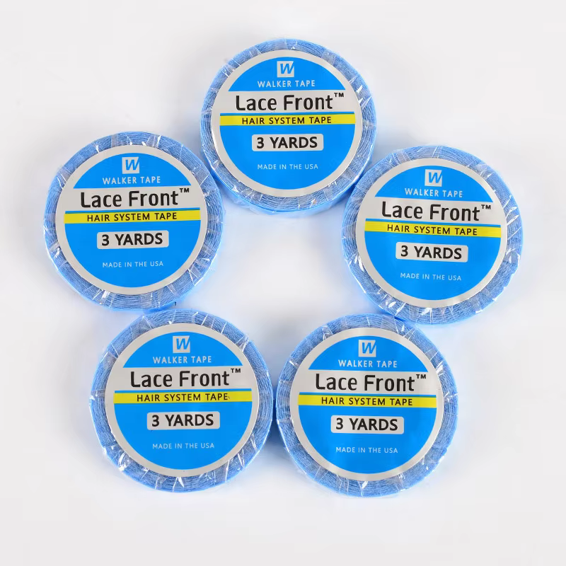 1/2/3 rouleau 0.8 CM * 3 Yards Super cheveux ruban bleu