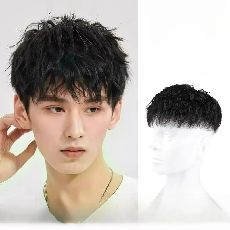 Postiche de cheveux humains pour hommes
