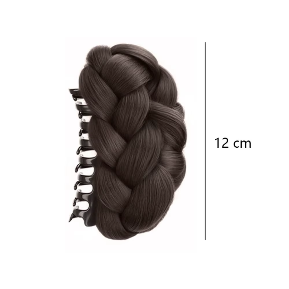 Pince à cheveux synthétique pour chignon