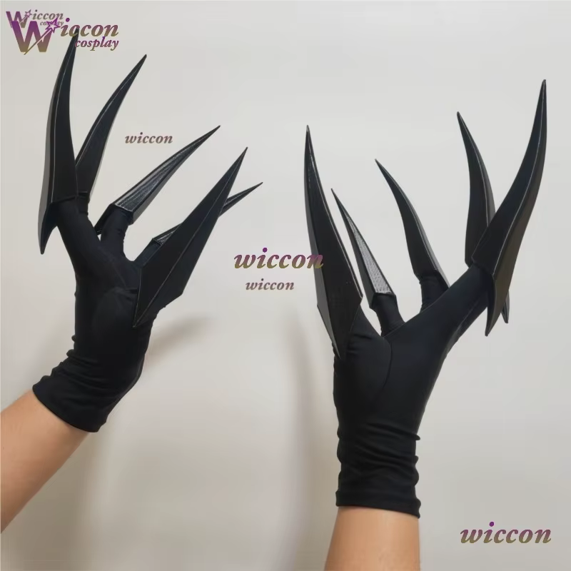 Wona Hasbin Adam Cosplay ongles perruque Anime hôtel premier homme ange Halo masque