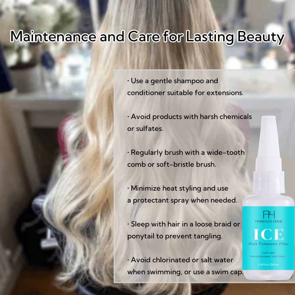 Kits de Gel de colle pour extensions de cheveux