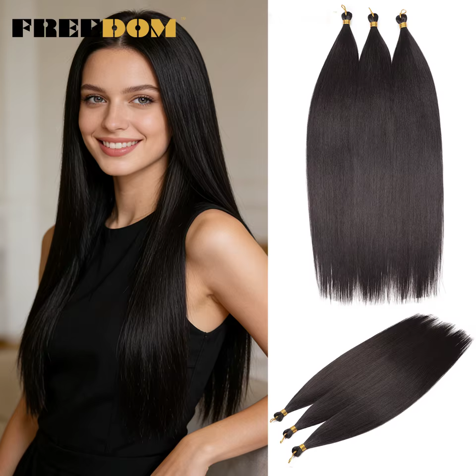 Extensions de cheveux synthétiques tressés au crochet FREEDOM Ariel