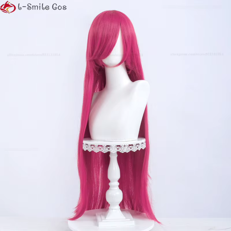 Perruque synthétique lisse et longue de 100cm pour femme