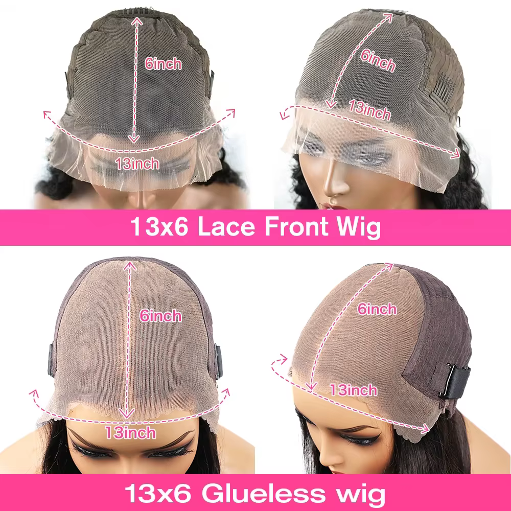 30 40 pouces 250% Wear And Go perruques droites sans colle 100% cheveux humains prêts à la pré-épilés 13x6 Hd perruque