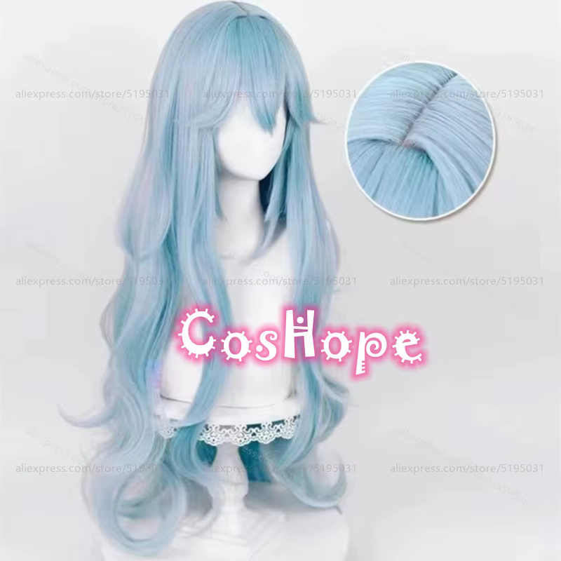 Rei Ayanami Anime Cosplay Perruques Synthétiques pour Femmes